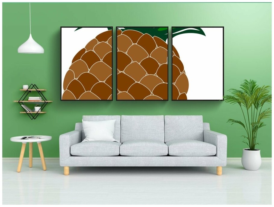 Постер 1019 "фрукты" 60х60 см