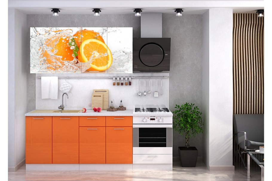 Кухня персик 1.8м БТС