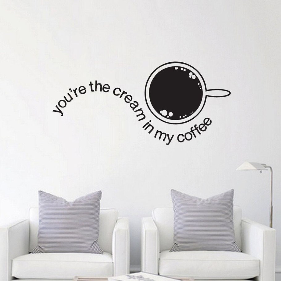 Наклейка интерьерная большая на стену еда