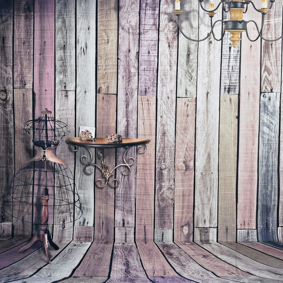 Фотофон деревянный пол