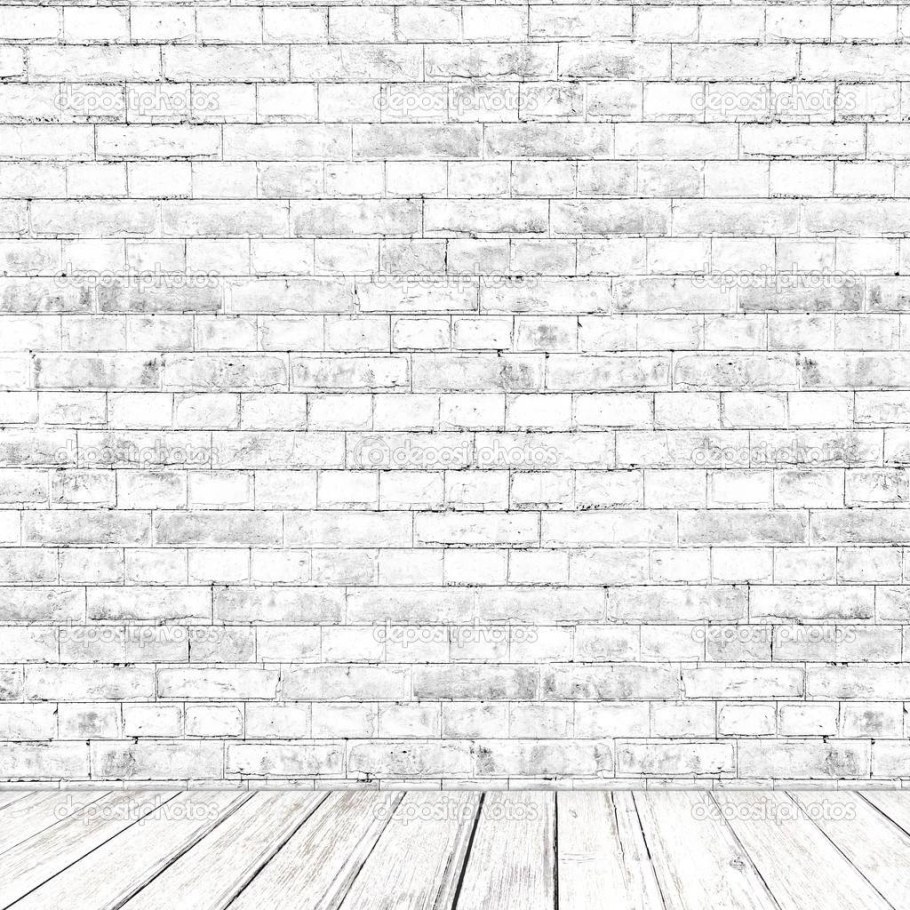 Фотофон кирпичная стена белая