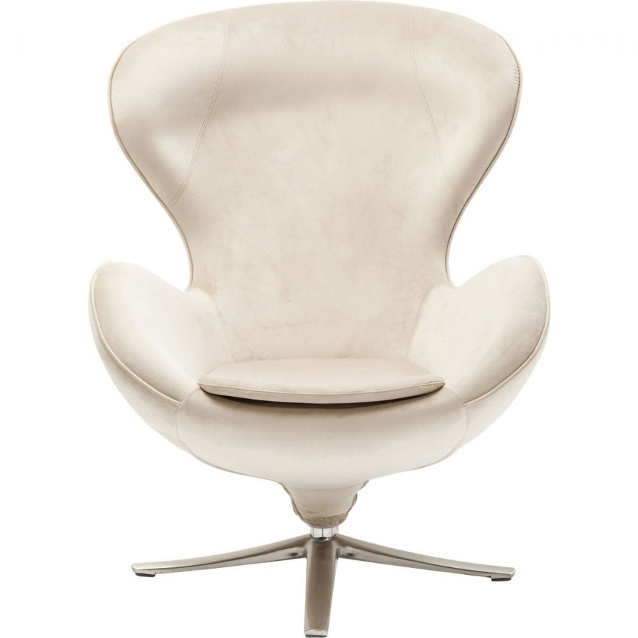 Стул вращающийся Lounge Velvet Beige