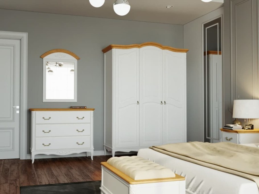 Шкаф Прованс слоновая кость