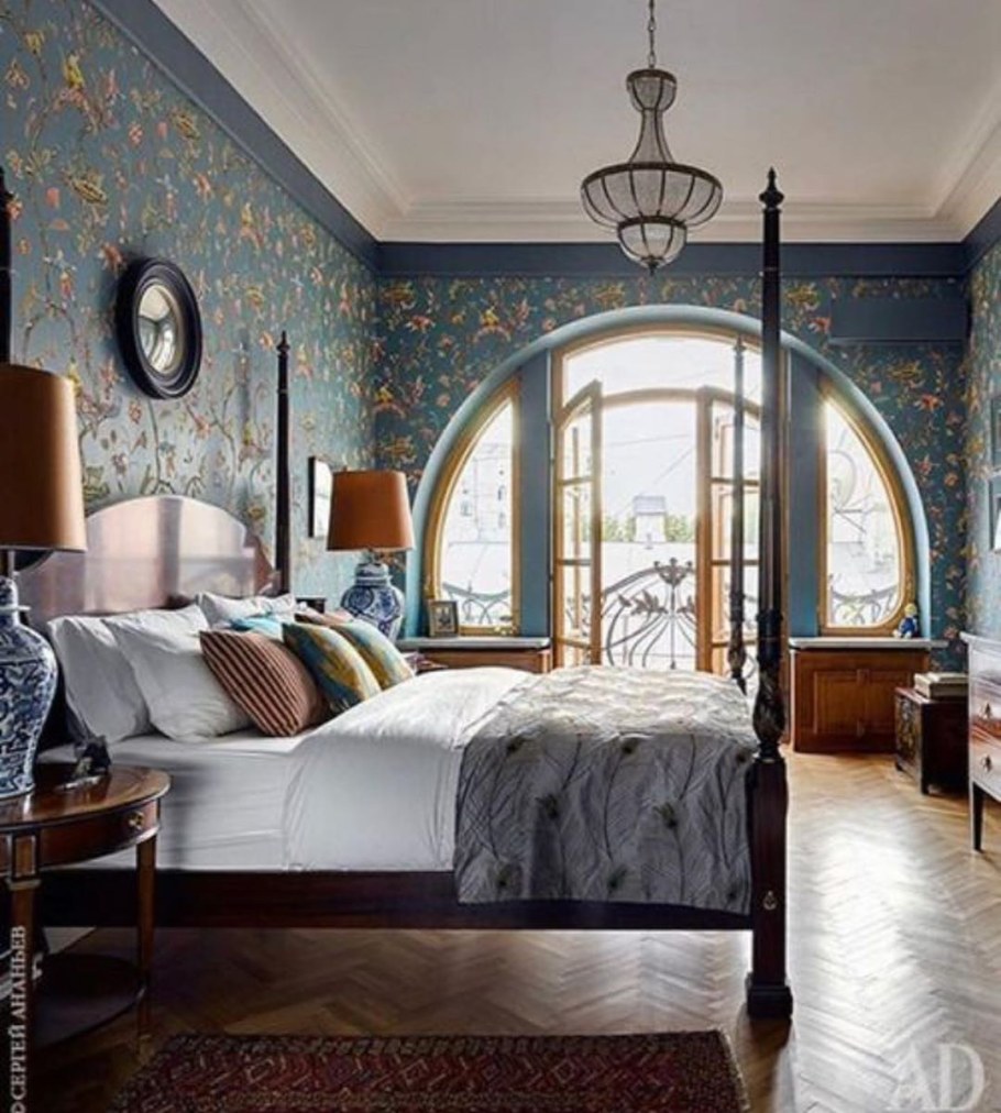 Спальня в британском стиле