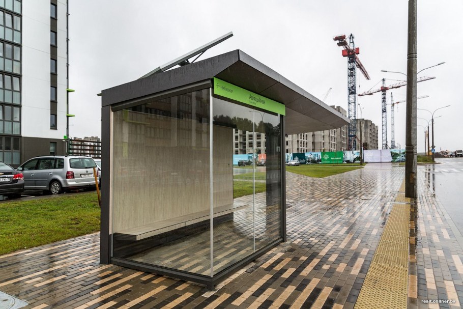 Современные остановочные павильоны