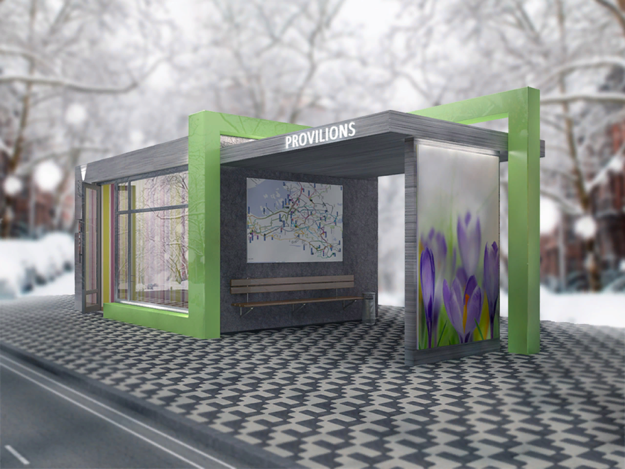 Современные автобусные остановки