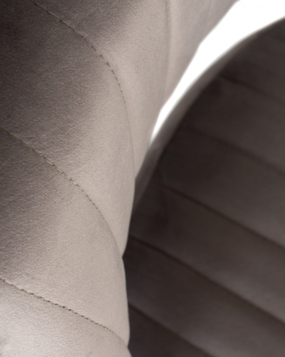 Барный стул Austin серый велюр