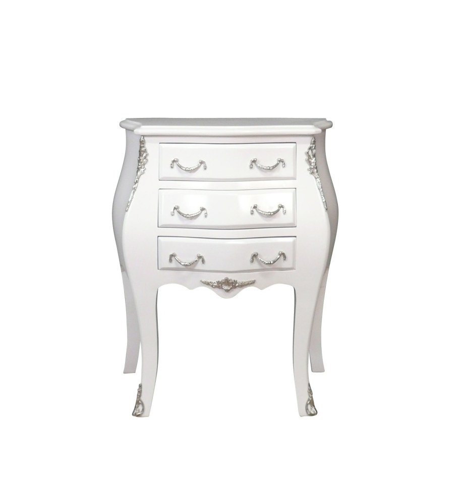 Комод белый рококо