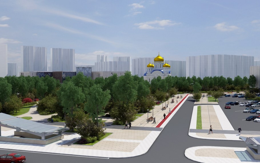 Парк у метро Некрасовка