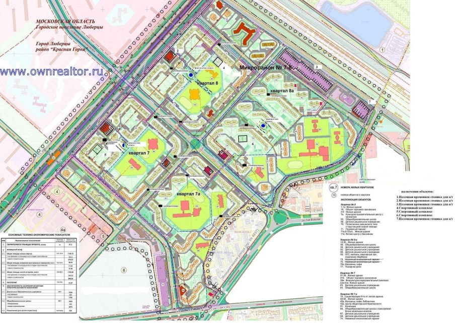 План застройки Люберцы