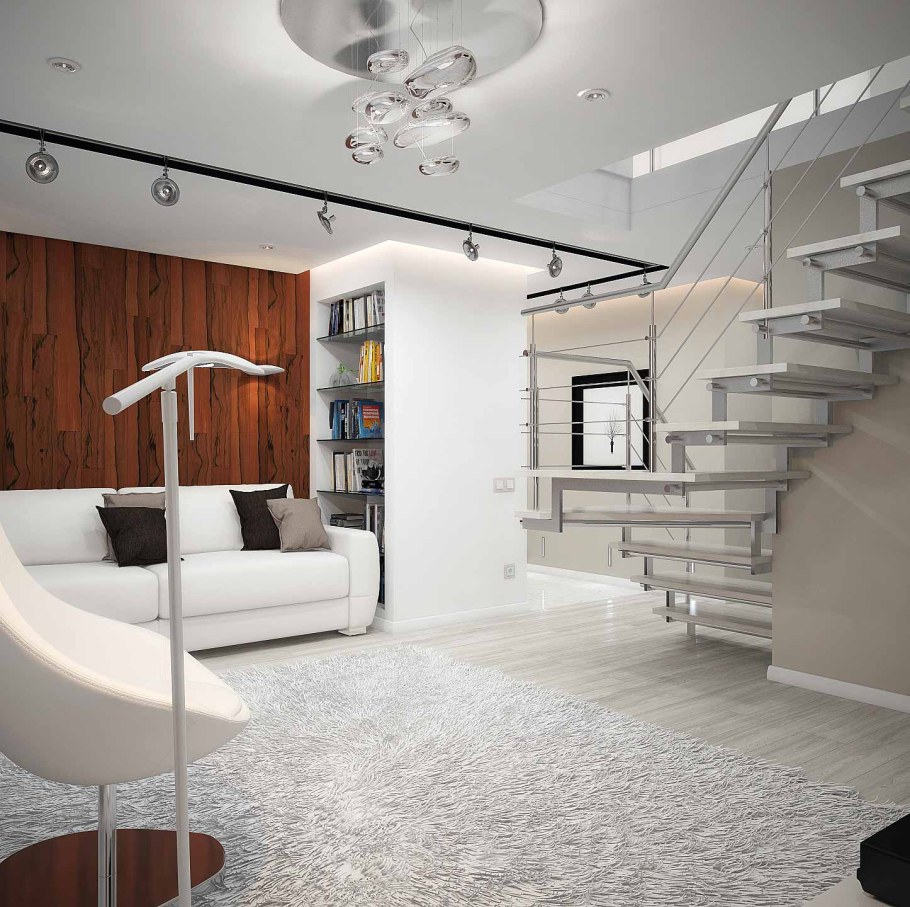 Проект двухъярусной квартиры