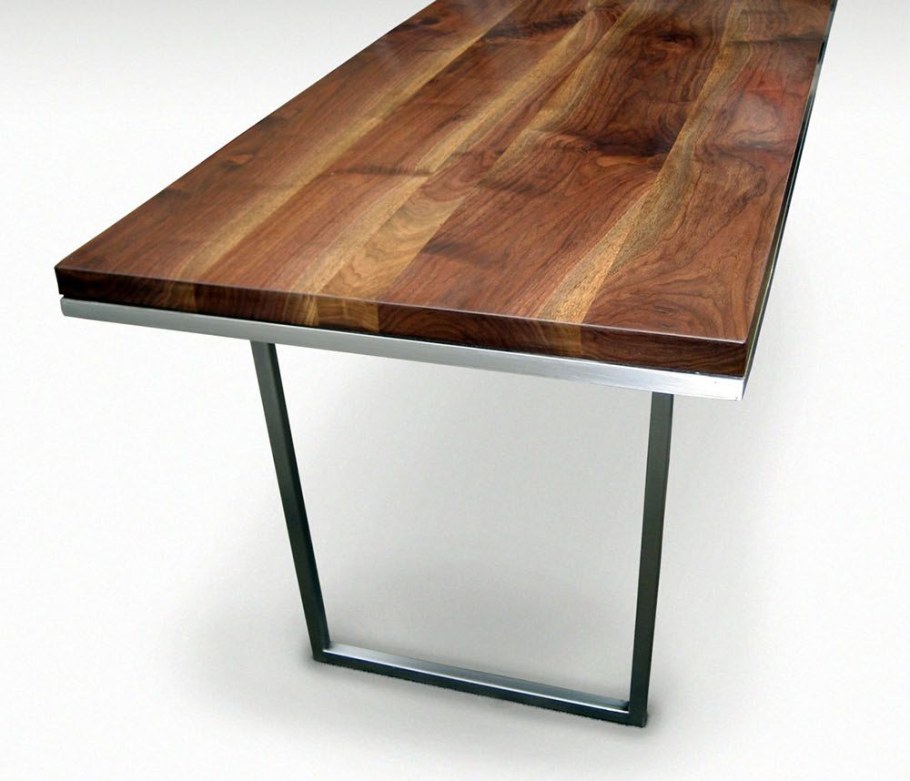 Стол лофт орех