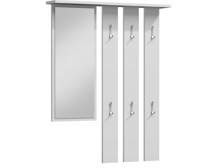 Вешалка с зеркалом в прихожую