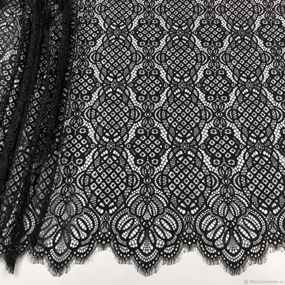 Кружевное полотно шантильи kruzhevo