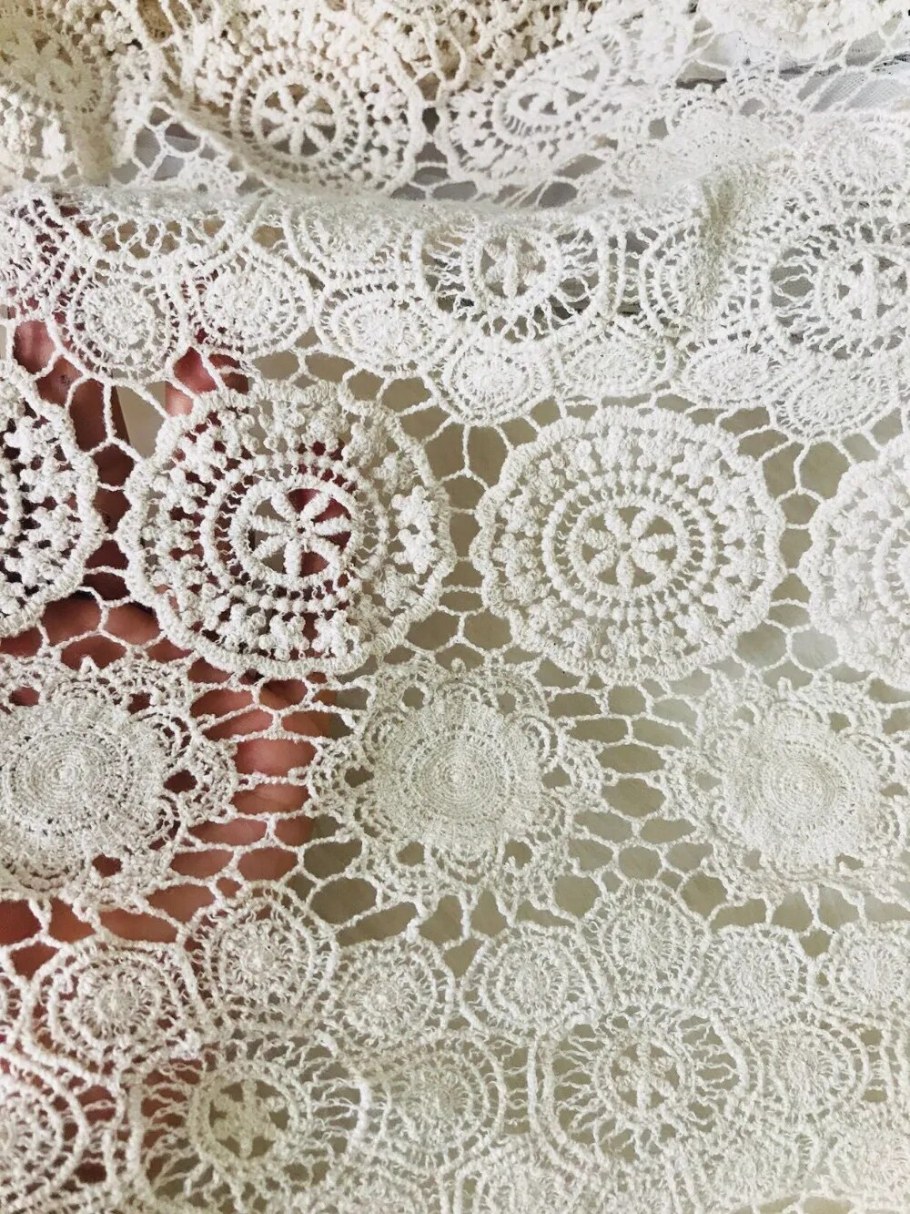 Кружевное полотно хлопок