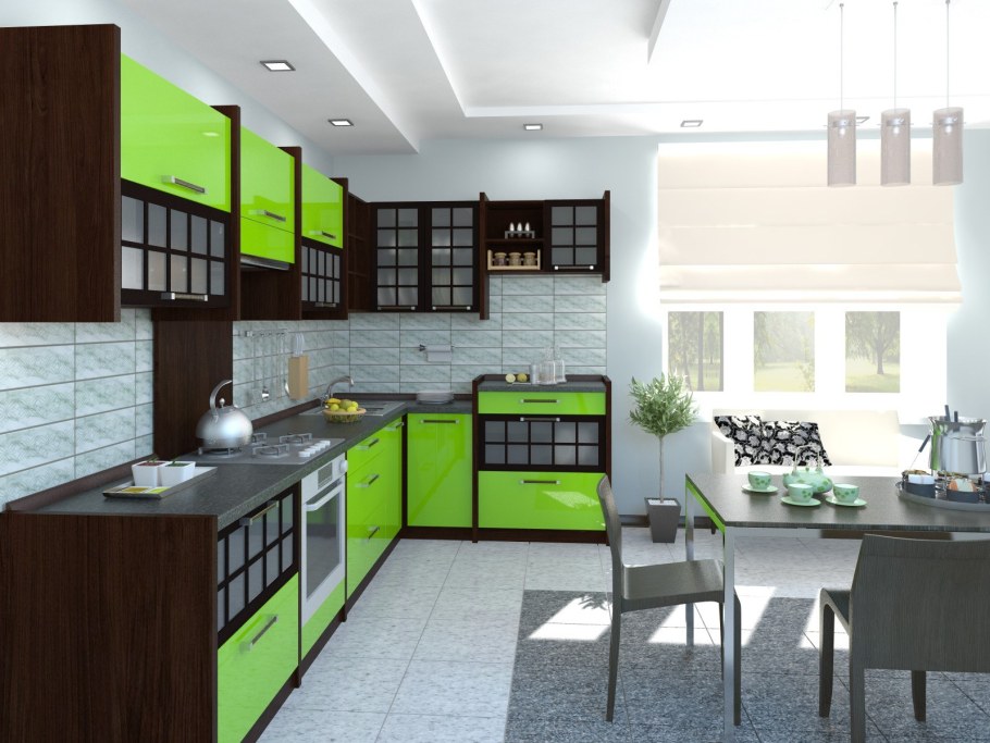 Кухонный гарнитур в японском стиле