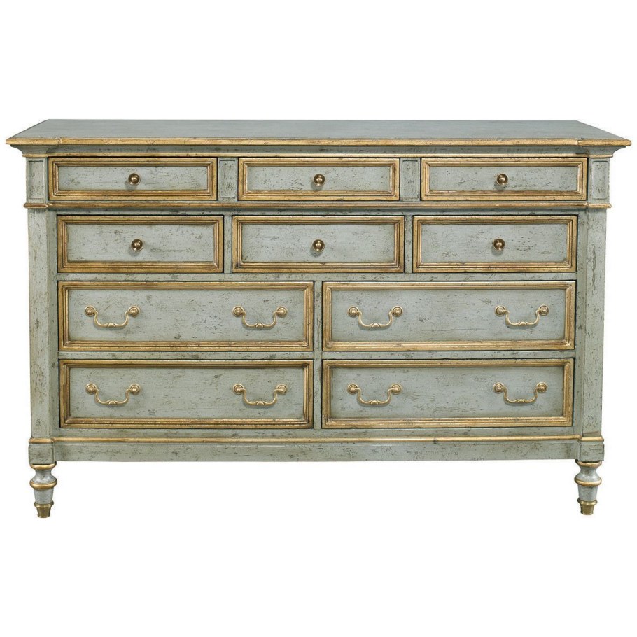 Италия сб-3059 комод Гикори/Золотая патина