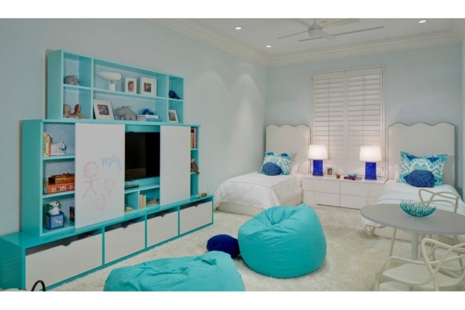 Детская в бирюзовом цвете