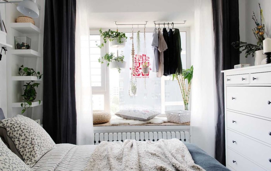 Маленькая спальня икеа