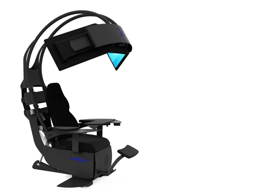 Геймерское кресло со столиком