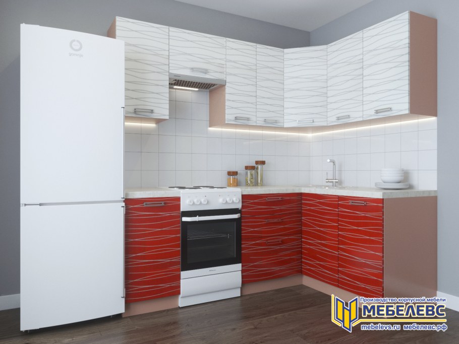 Модульная кухня страйп