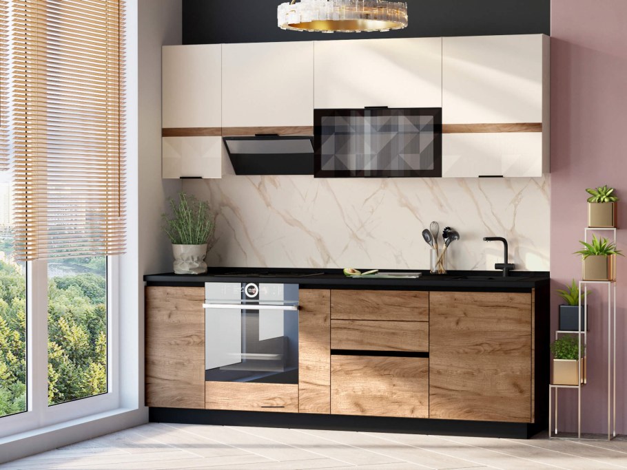 Кухня Дакота дуб Вотан Стендмебель