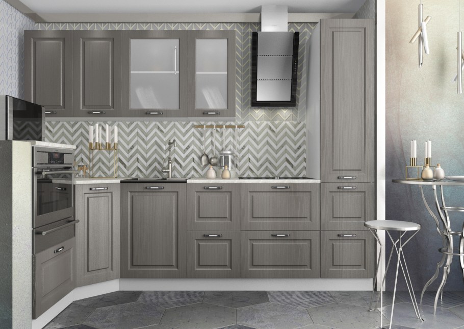 Кухня капри липа пепел ДСВ