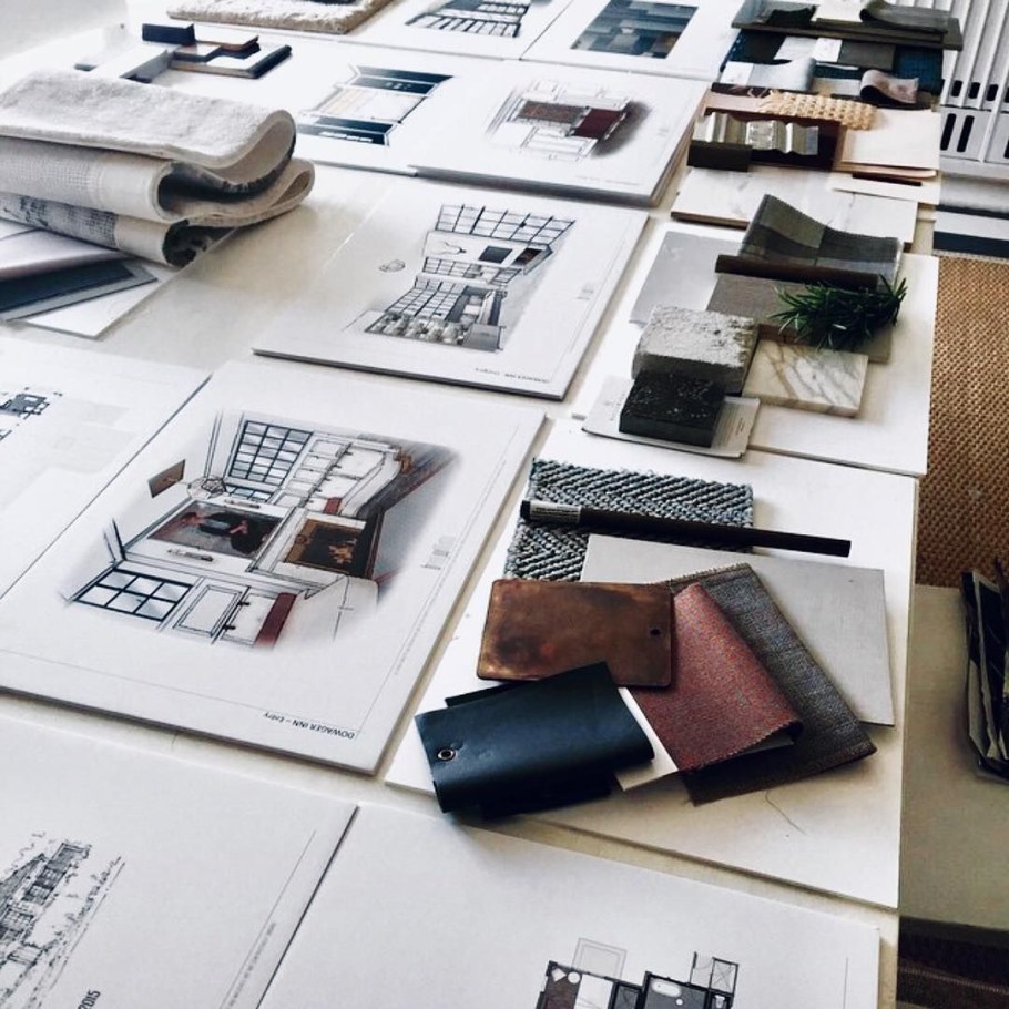 Мудборд отделочные материалы