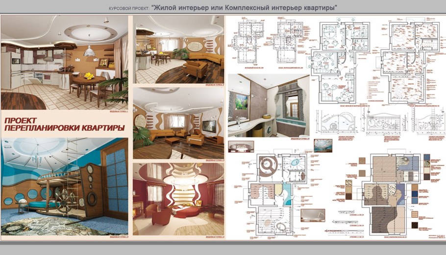 Проекты дизайнеров интерьера