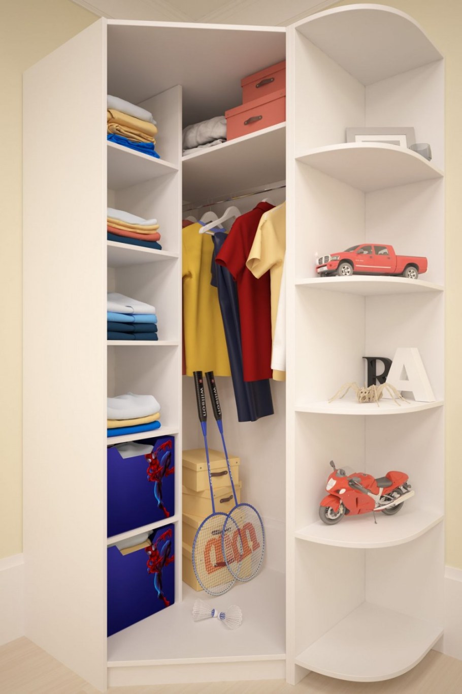 Шкаф угловой Мария 880*880 (м6