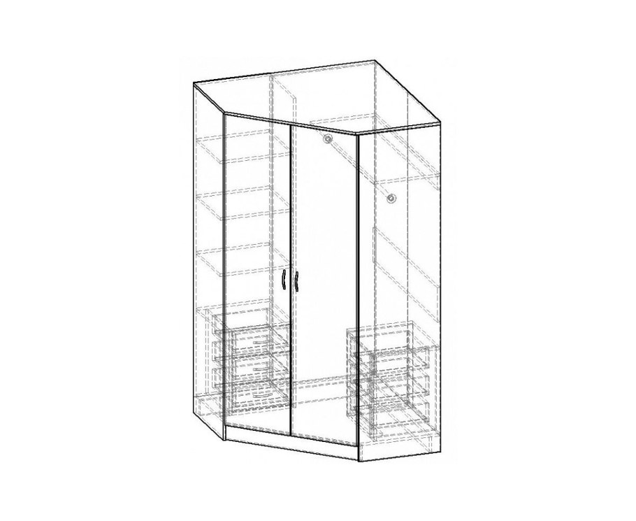 Шкаф угловой БАРОНС групп Alisa