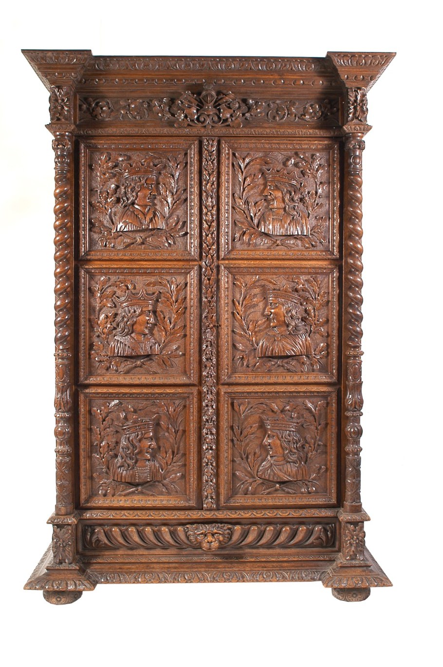 Дубовый шкаф 19 век