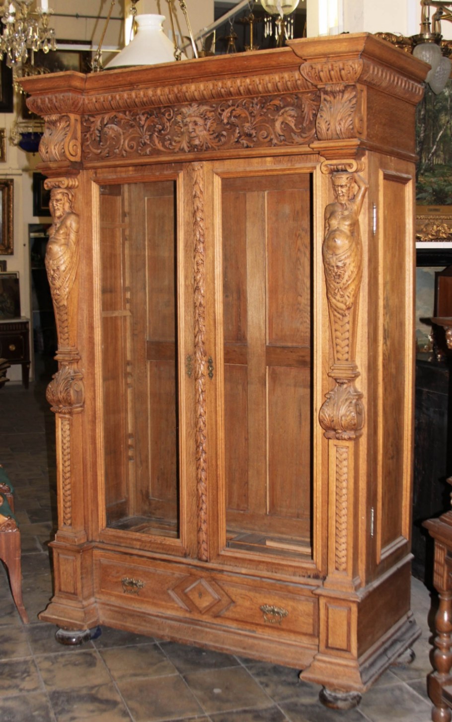 Шкаф старинный Эклектика 19 век