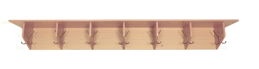 Вешалка настенная на 14 крючков вн14