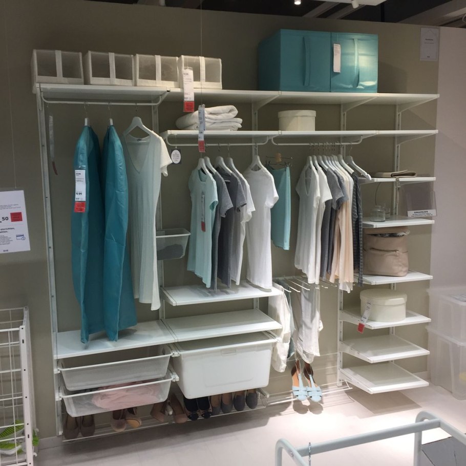 Гардеробная ikea икеа Algot (АЛЬГОТ)