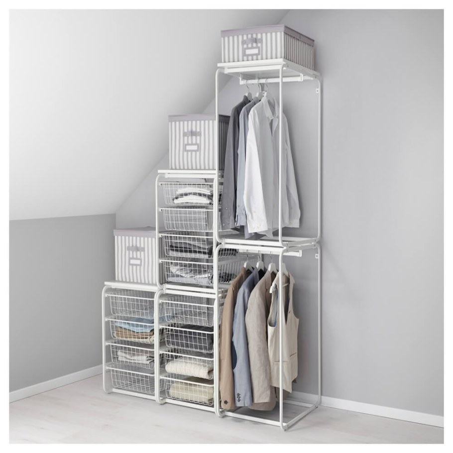 Гардеробная икеа АЛЬГОТ