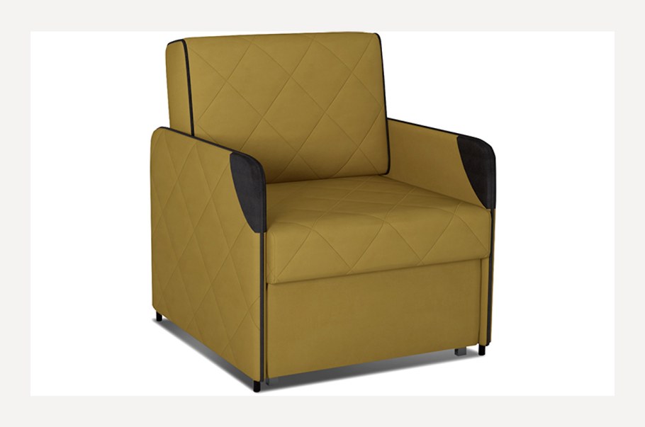 Кресло Лион Velvet Yellow