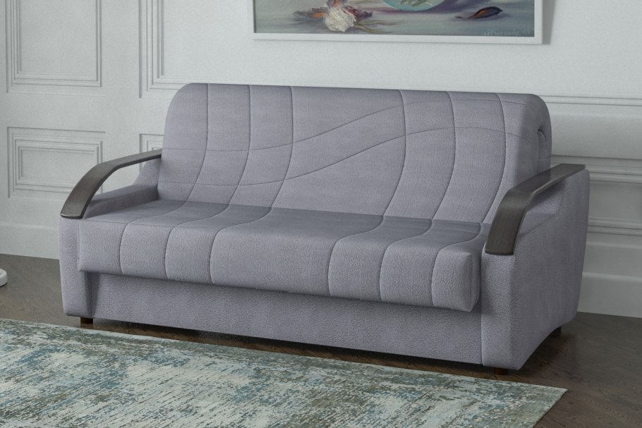 Прямой диван Паскаль (NEWTONE Azure)