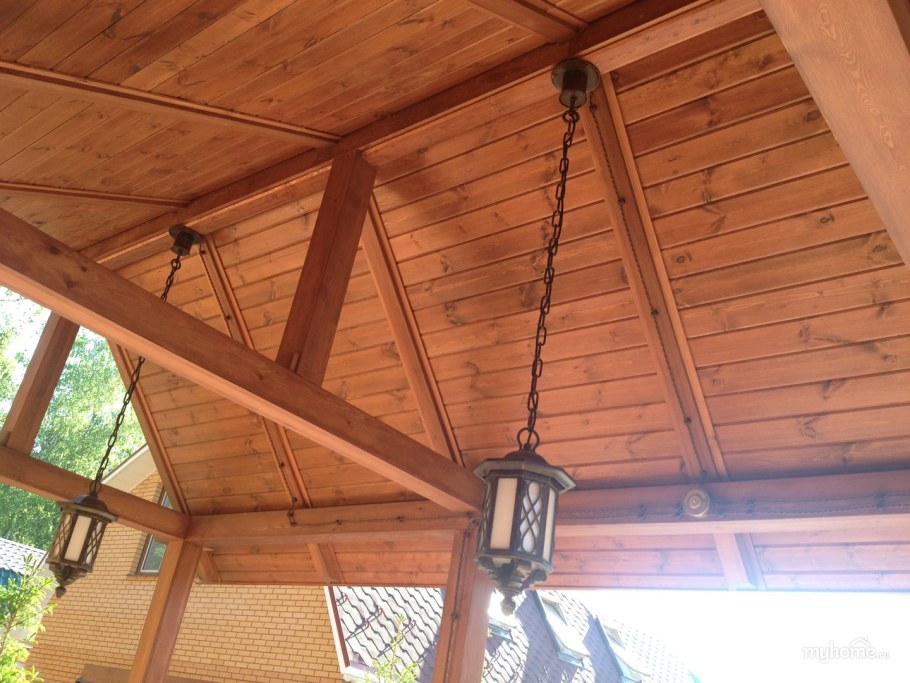 Освещение в беседке