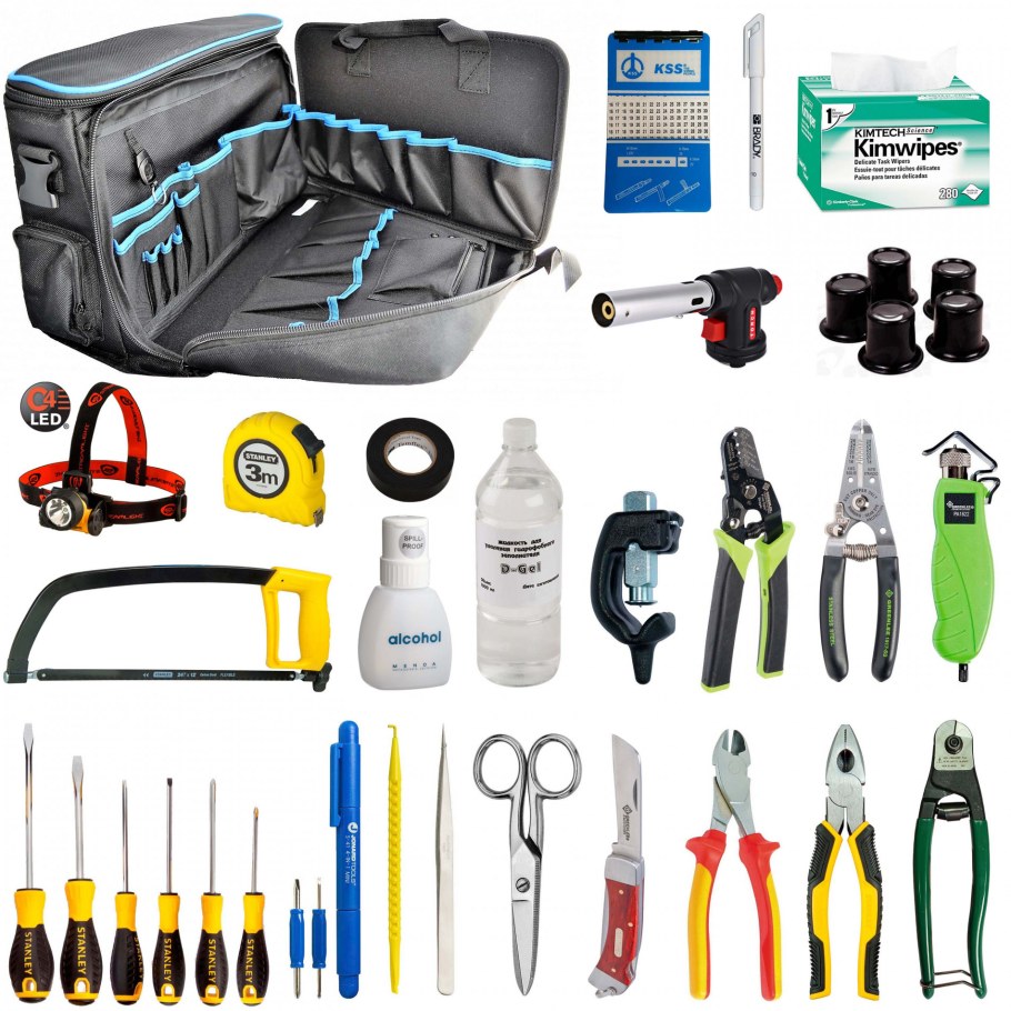 Набор инструментов для монтажа оптического кабеля ним-эксперт