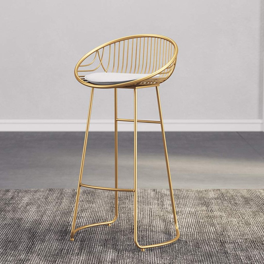 Стулья полубарные с золотом