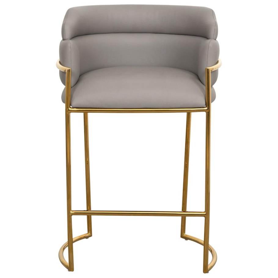 Полубарный стул латунь