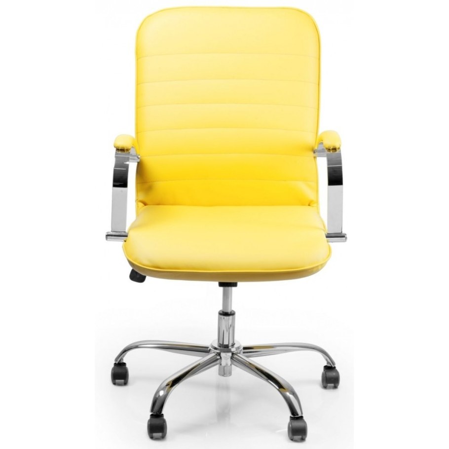 Стул компьютерный желтый
