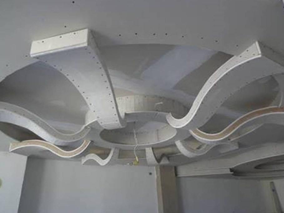 Объемные потолки из гипсокартона