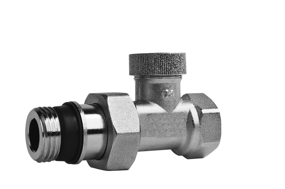 Клапан радиаторный запорный 1/2-1/2 Vario FP прямой никель