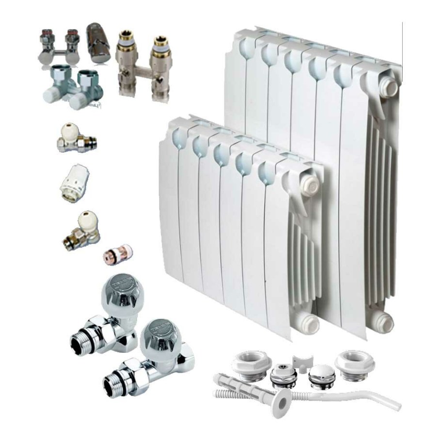 Комплектующие для радиаторов отопления биметаллические Рифар