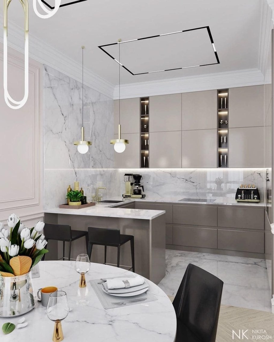 Стильный интерьер кухни