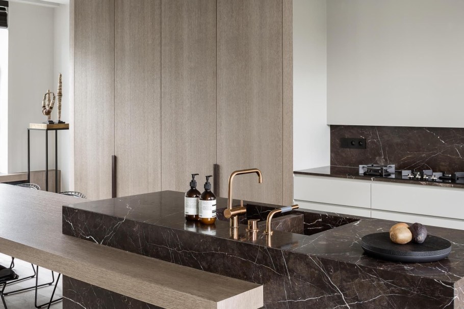 Кухня мрамор