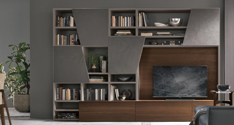 Мебель стеллажи для гостиной