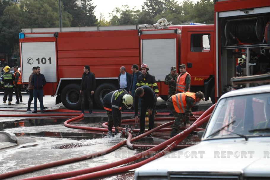 Пожарные на вокзале